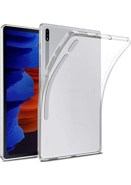 Galaxy Tab S7 Plus İçin Tablet Kılıfı - Şeffaf (Yurt Dışından)