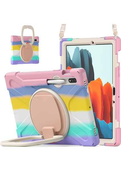 Galaxy Tab S7 İçin Tablet Kılıfı - Çok Renkli (Yurt Dışından)