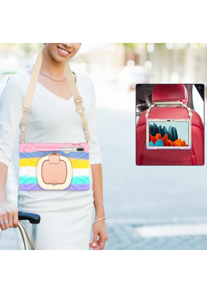 Galaxy Tab S7 İçin Tablet Kılıfı - Çok Renkli (Yurt Dışından) fırsatları