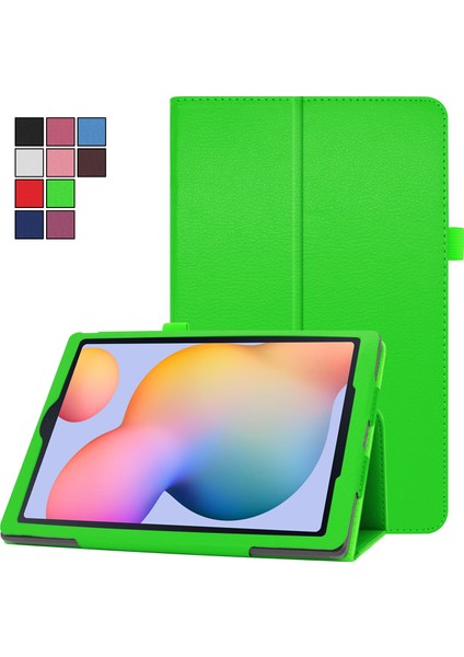Galaxy Tab S6 Lite İçin Darbeye Dayanıklı Tablet Kılıfı - Yeşil (Yurt Dışından)