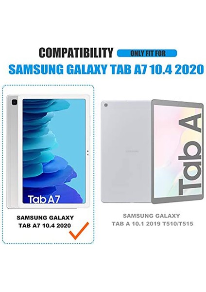 Galaxy Tab A İçin Tablet Kılıfı - Siyah (Yurt Dışından)
