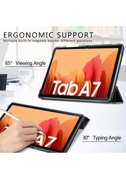 Galaxy Tab A İçin Tablet Kılıfı - Siyah (Yurt Dışından)