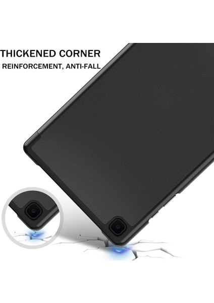 Galaxy Tab A İçin Tablet Kılıfı - Siyah (Yurt Dışından)