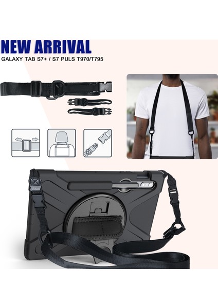 Galaxy Tab S7 İçin Tablet Kılıfı - Siyah (Yurt Dışından) modelleri