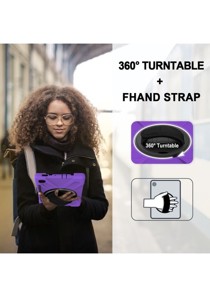 Galaxy Tab S6 Lite İçin Darbeye Dayanıklı Tablet Kılıfı - Mor (Yurt Dışından) indirimleri