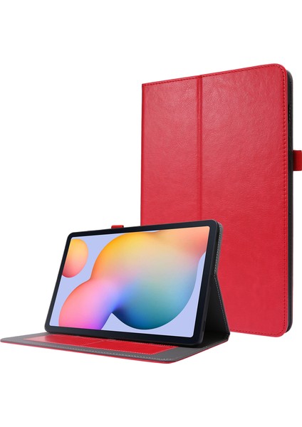 Galaxy Tab S7 İçin Tablet Kılıfı - Kırmızı (Yurt Dışından)