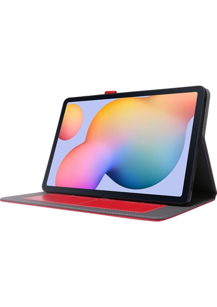 Galaxy Tab S7 İçin Tablet Kılıfı - Kırmızı (Yurt Dışından) fırsatları