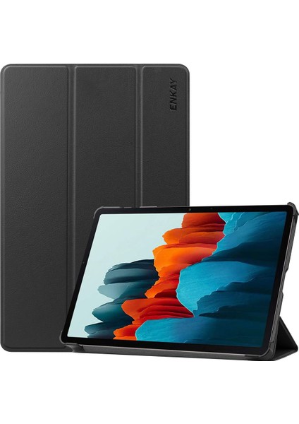 Galaxy Tab S7 İçin Tablet Kılıfı - Siyah (Yurt Dışından)