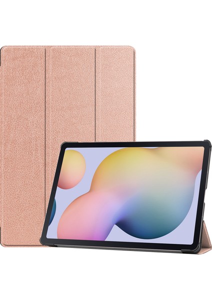 Galaxy Tab S7 Plus İçin Tablet Kılıfı - Rose Gold (Yurt Dışından)