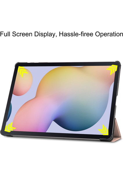 Galaxy Tab S7 Plus İçin Tablet Kılıfı - Rose Gold (Yurt Dışından) fırsatları