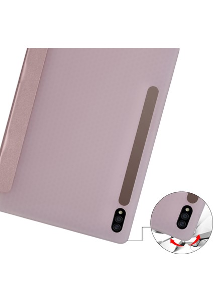 Galaxy Tab S7 İçin Tablet Kılıfı - Rose Gold (Yurt Dışından)