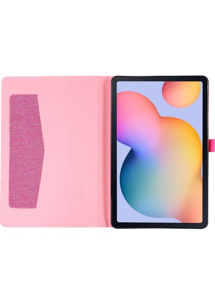 Galaxy Tab S6 Lite İçin Darbeye Dayanıklı Tablet Kılıfı - Pembe (Yurt Dışından)