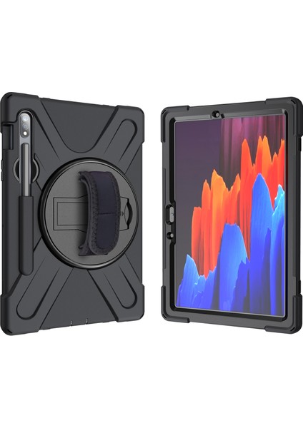 Galaxy Tab S7 İçin Tablet Kılıfı - Siyah (Yurt Dışından)