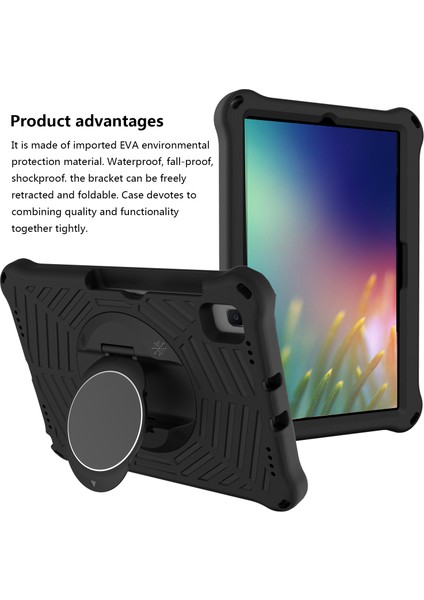 Galaxy Tab A İçin Tablet Kılıfı - Siyah (Yurt Dışından)