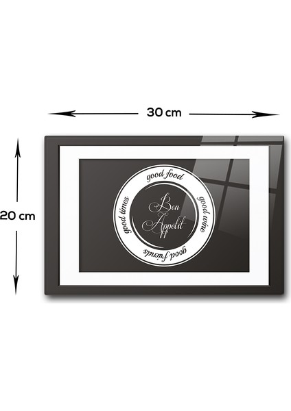 Cam Kesme Tahtası - Cam Kesme Tablası | Good Food - Siyah Fon | 20 cm x 30 cm fırsatları