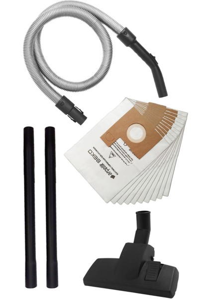 Arçelik S 6200, S 6255 S 6300 S 6350 S 6355 S 6360 S 6380 Süpürge Hortum Plastik Boru 4lü Seti