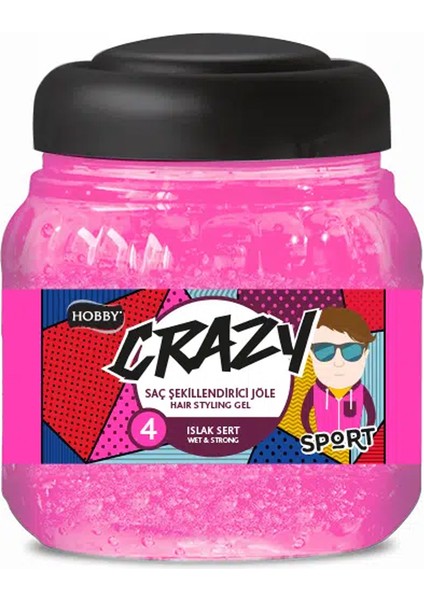 Crazy 150 ml Saç Şekillendirici Jöle Islak Sert