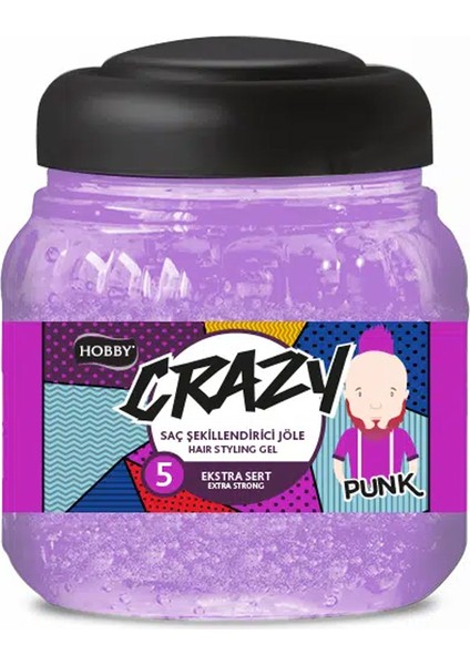 Crazy 150 ml Saç Şekillendirici Jöle Extra Sert