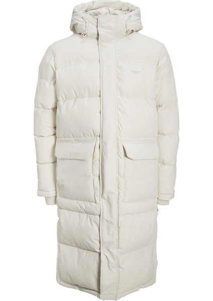 Jack & Jones Kapüsonlu Uzun Puffer Mont-12215143