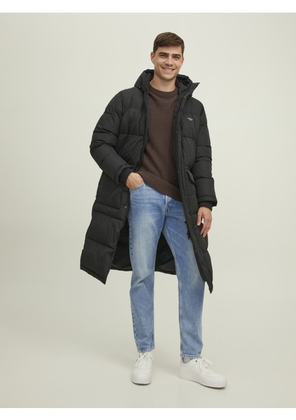 Kapüsonlu Uzun Puffer Mont-12215143 fiyatları