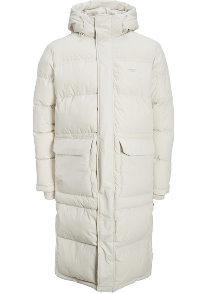 Kapüsonlu Uzun Puffer Mont