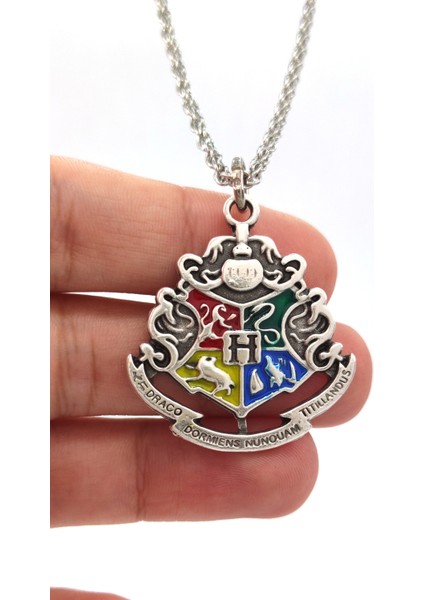 Harry Potter Hogwarts Logo Kolye Harry Dört Ev Kolye Burguzincir modelleri