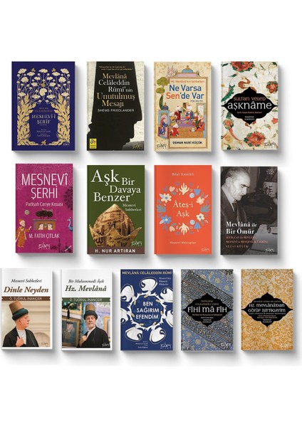 Hz. Mevlana ve Mevlevilik Seti (13 Kitap)