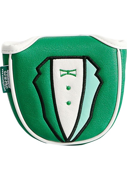 Golf Mallet Putter Head Kapağı Su Geçirmez Golf Kulübü Headcovers Erkekler Golfçü Yarım Tur 12X12CM (Yurt Dışından)