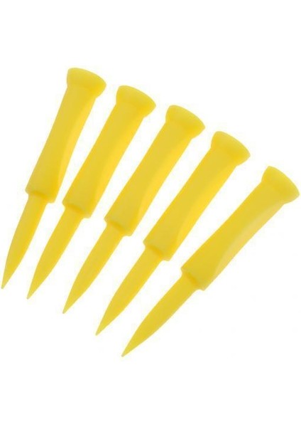 4x5 Adet Plastik Kale Golf Tişört 70MM Sarı - Golfçü Eğitim Aracı 4 Adet (Yurt Dışından)
