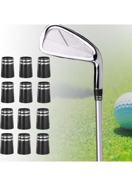 2X12PCS Golf Demir Ferrules Konik Ucu Demir Kama Boyutu .355 Uç Kapaklar Siyah 2 Pcs (Yurt Dışından) fırsatları