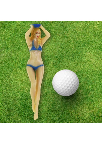 Golf Tees Bikini Kadın Golf Aksesuarları Bekarlığa Veda Parti Golfçü Golf Hediye Mavi (Yurt Dışından) fırsatları