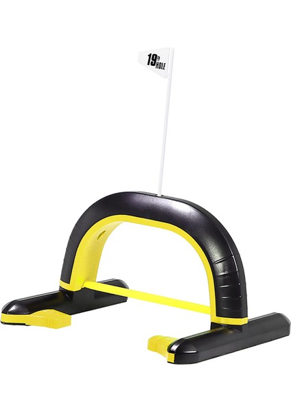 Ayarlanabilir Golf Putping Trainer Eğitim Yardımı ve Açık Hava Eğitim Aracı Sarı (Yurt Dışından)