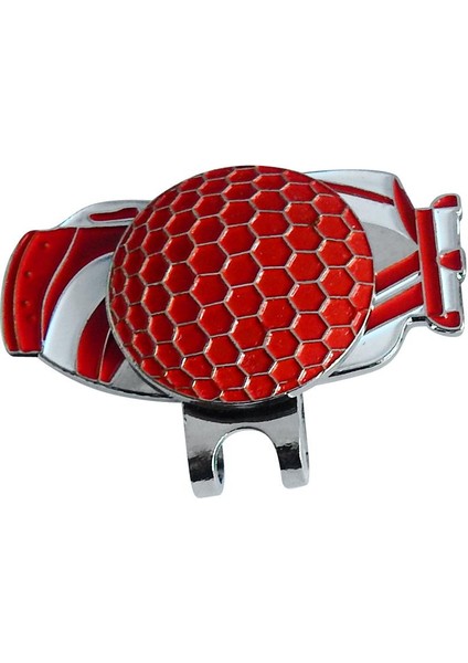 3xalloy Golf Manyetik Top Işaretleyici Şapka Klipli Golf Aksesuarları Kırmızı 3 Adet (Yurt Dışından) modelleri