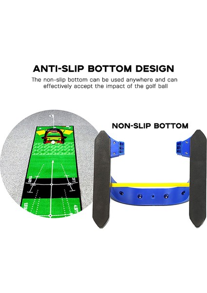 Ayarlanabilir Golf Putping Trainer Eğitim Yardımı ve Açık Hava Eğitim Aracı Sarı (Yurt Dışından) indirimleri