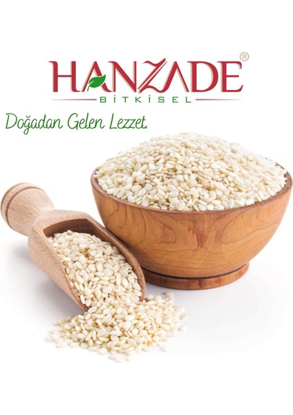 Hanzade Bitkisel Beyaz Susam 250 gr