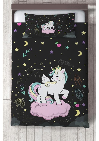 Çocuk Odası Bebek Odası Pegasus Yatak Örtüsü