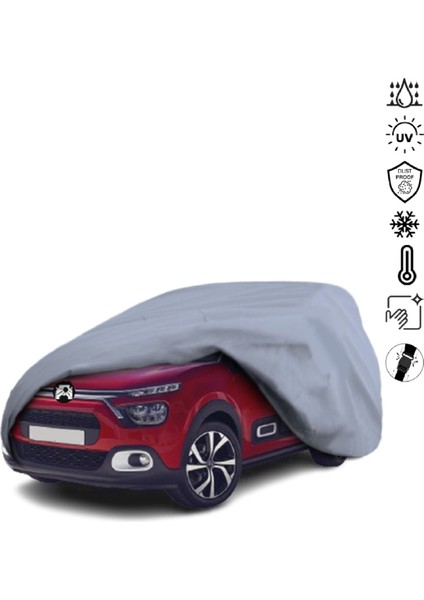 Citroen C3 3 (2016-) Oto Branda Miflonlu Araba Brandası