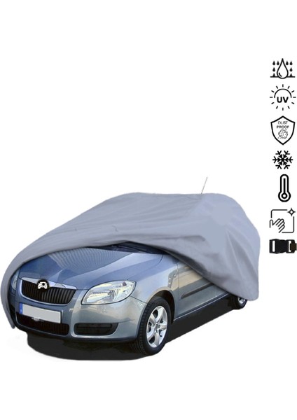 Skoda Fabia Sedan 1 (1999-2007) Oto Branda Miflonlu Araba Brandası