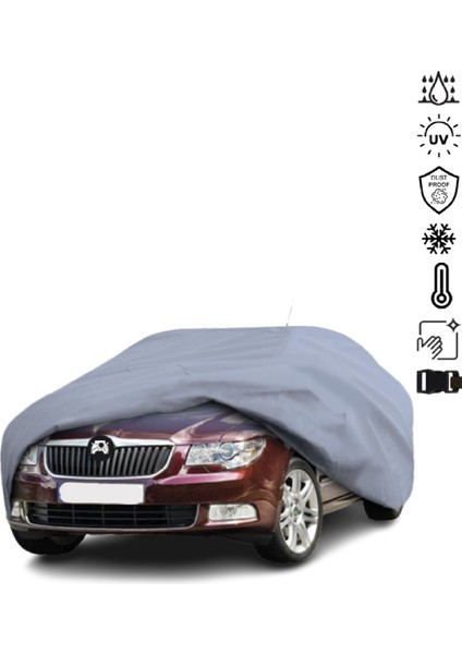 Skoda Superb 2 Station Wagon (2008-2015) Oto Branda Miflonlu Araba Brandası