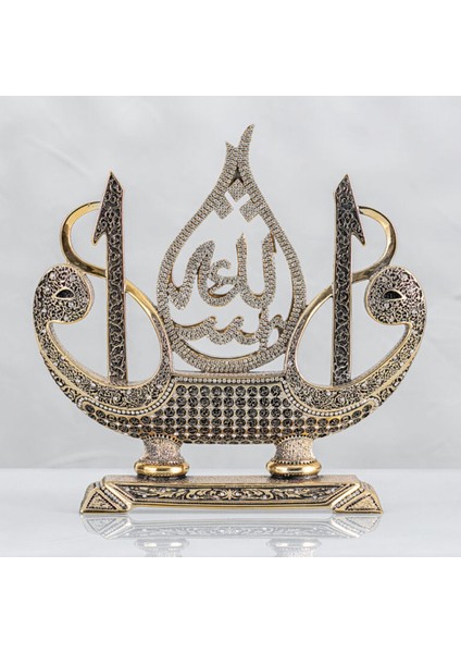 Gemi Elif Maşallah Biblo Altın Renk