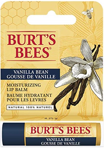 Burt's Bees Vanilya Aromalı Dudak Bakım Kremi 1 Paket (1 x 4.25 G)