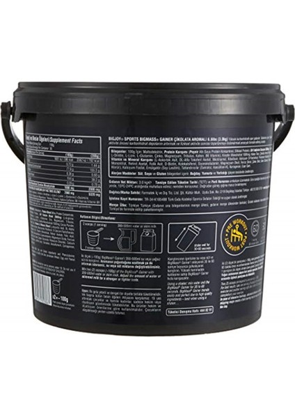 Bigmass Gh Factors Karbonhidrat Tozu - Çikolata Aromalı 1 Paket(1 x 3000 G)
