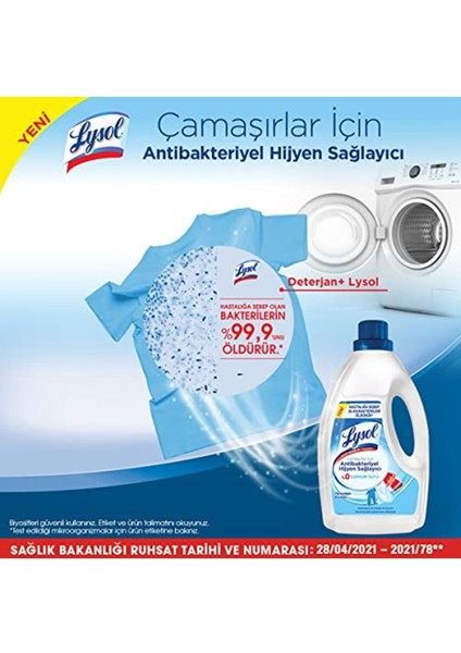 Çamaşırlar Için Antibakteriyel Hijyen Sağlayıcı 1200 ml modelleri