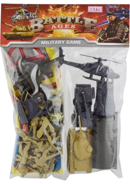 Kette Plastik Poşetli Minik Askerler Oyuncak Seti
