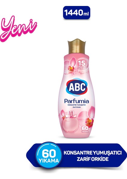 Parfumia Konsantre Yumuşatıcı Zarif Orkide 60 Yıkama 1440ml