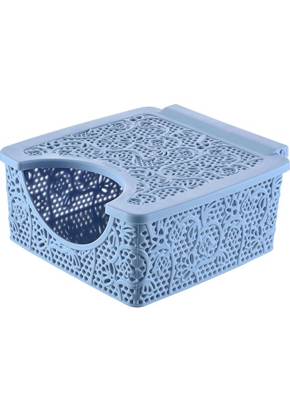 Tuffex Dantel Peçetelik Mavi