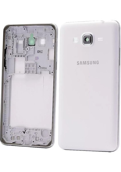 Samsung Grand Prime G531 Kasa Muadil Kapak Beyaz Duos Çıtasız