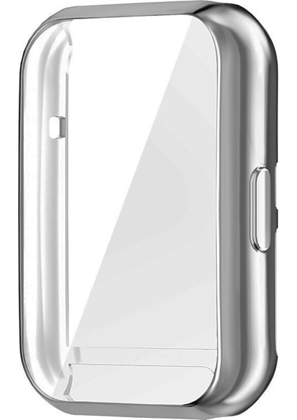 Huawei Watch Fit 2 Uyumlu Ekran Koruyucu 360 Derece Kasa Koruyucu Silikon