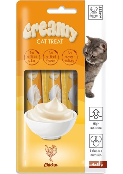 Creamy Tavuklu Kedi Ödülü 4X15GR
