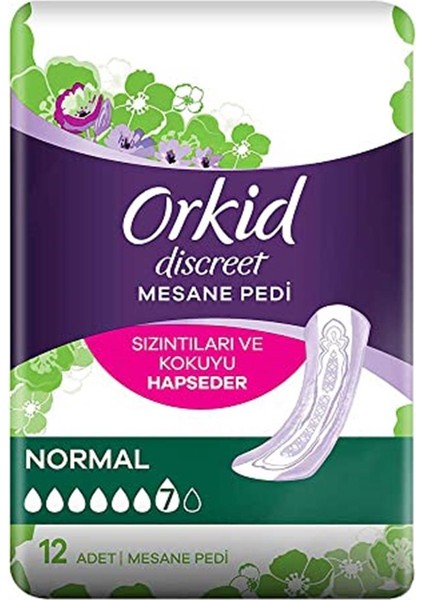 Orkid Discreet Mesane Pedi Normal 12 Adet